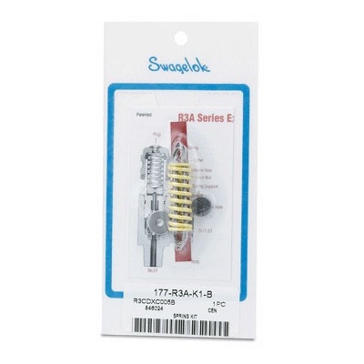 Kit de Mola de Pressão em Aço Inoxidável S17700 Conforme AMS 5678 para Válvula de Alívio Proporcional da Série R3A, na Cor Azul, para Ajuste de pressão de 50-350 psig (3,4 a 24,1 bar).