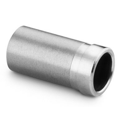 Adaptador XBA em Aço Inoxidável 304, para solda ou brasagem de tubos corrugados em Tubo de 1/4" OD (DE) (vide MS-01-31)