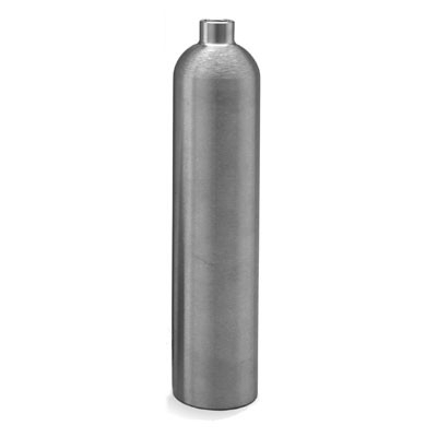 Cilindro para Amostragem com Uma Conexão em Aço Inoxidável 304L conforme Norma DOT-4B 500. Pressão de Trabalho de 500 psig (34,4 bar), Temperatura de Trabalho -53 a 426 °C. Extremidades: Rosca NPT fêmea de 1/4". Volume interno 300 cm³.