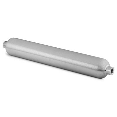 304L SS Double-Ended TPED-Compliant Sample Cylinder, 1/4 in. FNPT, 2250 cm3, 100 bar (1450 psig)
