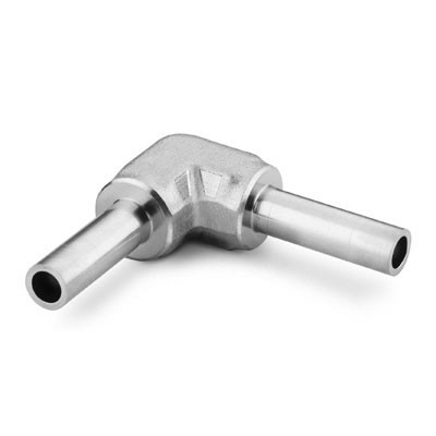 316L Stainless Steel 90° Tube Butt Weld Union Elbow, 18 mm OD