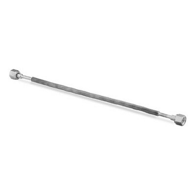 Tubo Corrugado Flexível (Tubing) em Aço Inoxidável 321 com 1/4" OD (DE), Comprimento Nominal da Parte Flexível de 12", Extremidades: Conexão VCO de 1/4" (vide MS-01-31)