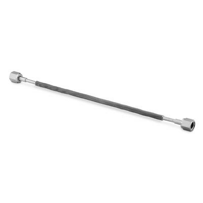321 Stainless Steel Flexible Tubing, 1/4 in. OD, 48 in. Nominal Produced Flexible Length , Male VCR Both Ends