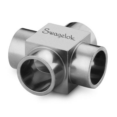 316L VAR Micro-Fit® 90° Union Cross, 1/8 in. OD