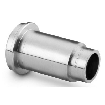 316L VAR VCR Face Seal Fitting, Long Tube Butt Weld Gland, 1/4 in. VCR x 8 x 1 mm TBW, 0.75 in. (19.1 mm) Extension, SC-01 Cleaned