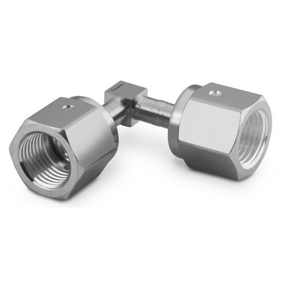 316L VAR Welded VCR Face Seal Fitting, 1/4 in. Female Elbow, SC-01 Cleaned