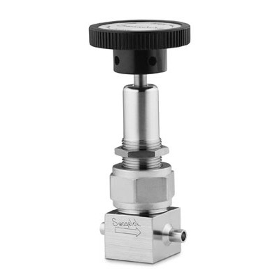 Válvula com Vedação por Fole em Aço Inoxidável 316L VAR Série BN para Alta Pureza, 2 Portas e Passagem Reta, Extremidades: Conexão para Solda de Topo para Tubing (TBW) de 3/8?, Operação Manual, Limpeza SC-11 (vide MS-01-94)