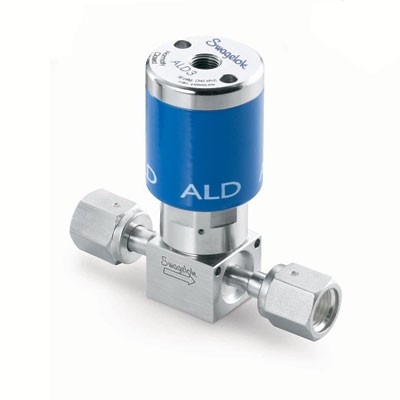 316L VIM-VAR ALD Valve, 1/4 in. Female VCR, SC-01, NO Actuator