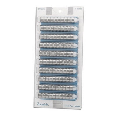 Aluminum Ferrule Set (1 Front Ferrule/1 Back Ferrule) for 1/4 in. Swagelok Tube Fitting, Please order in multiples of ten