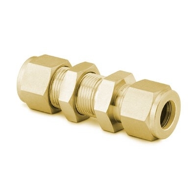 União para Painel em Latão, Extremidades: Conexão Swagelok (Dupla Anilha) para Tubo de 3/4" OD (DE) (vide MS-01-140)