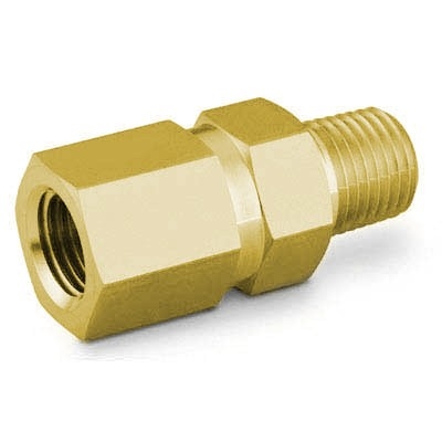 Válvula de retenção em latão, extremidades1/4" rosca femea npt x 1/4" rosca npt macho. pressão de abertura de 1 psig