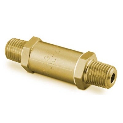 Brass In-Line Particulate Filter, 1/4 in. Male NPT, 15 Micron Pore Size, SC-11 Cleaned