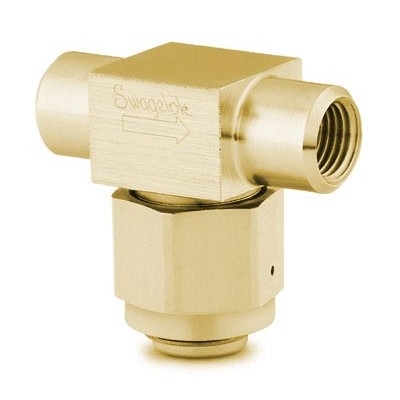 Filtro Tipo “Te” em Latão Série TF para Retenção de Partículas, Sem Elemento Filtrante, Extremidades: Rosca NPT Femea de 1/4? (vide MS-01-92)