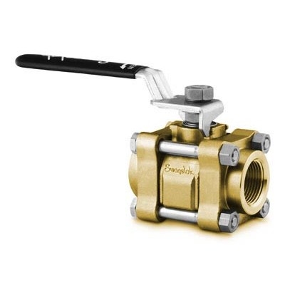 Válvula de Esfera em Latão Série 60, Assento em PTFE Reforçado, Extremidades: Rosca BSP Femea Cônica (RT) de 1/4? (vide MS-01-146)