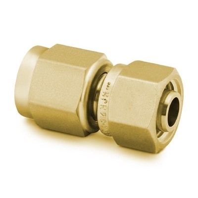 Adaptador Femea para Tubo em Latão, Extremidades: Adaptador para Tubo de 1/2" OD (DE) X Rosca AN (JIC) Macho de 1/2" (vide MS-01-140)