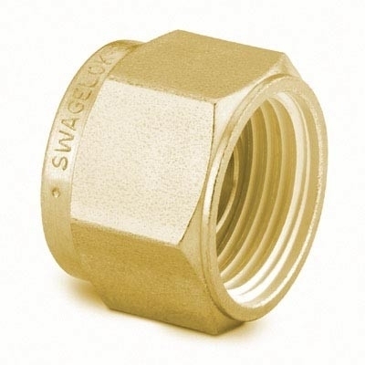 Plugue em Latão para Conexão Swagelok (Dupla Anilha) para Tubo de 8 mm OD (DE) (vide MS-01-147)