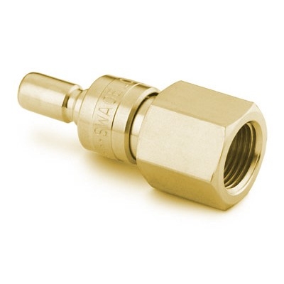 Espiga em Latão sem Retenção do Engate Rápido para Instrumentação Série QC, Extremidade: Rosca NPT Femea de 1/4?, Cv = 0,3 (vide MS-01-138)