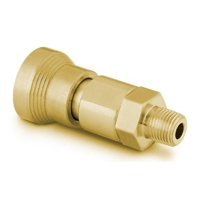 Corpo em Latão do Engate Rápido para Instrumentação Série QC, Extremidade: Rosca NPT Macho de 1/4", Cv = 0,5 (vide MS-01-138)