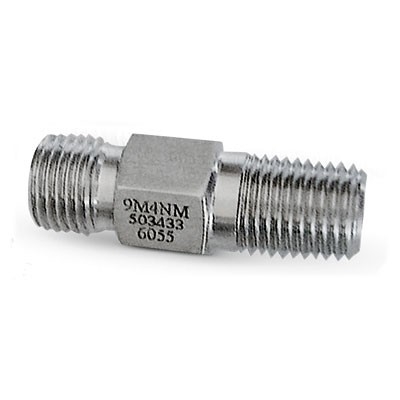 316 SS IPT Series Adapter, 1/2 in. Male NPT x 9/16-18 Male Type M Hose Adapter, 15 000 psi (1034 bar)