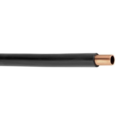 Tubo de cobre jaquetado, diâmetro: 1/2" OD x 0,89mm de parede. (PREÇO P/ METRO)