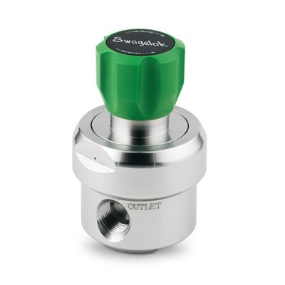 Regulador de Pressão (Back Pressure) Série KFB em Aço Inoxidável 316, sensor tipo Diafragma em liga X-750, sem respiro. Pressão Máxima na Entrada de não se aplica (igual à da faixa de controle da pressão), Temperatura de Trabalho até 80ºC, faixa de c