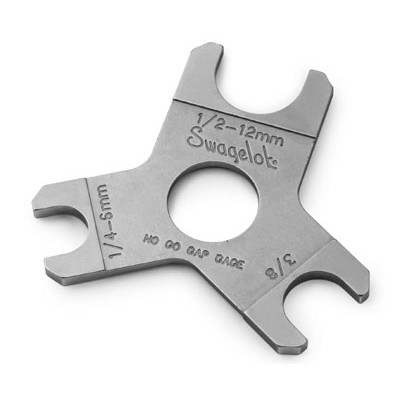 Calibrador de Folgas de 1/4° 3/8", 1/2", 6 mm e 12 mm para Porcas Femeas (vide MS- 01-169)