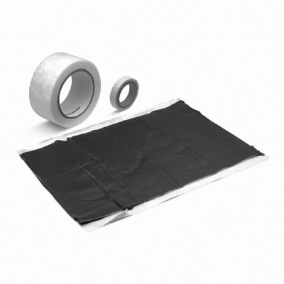 Kit Reparo para Isolamento de Tubos Jaquetados Contendo Isolante Térmico, Fita de Fiberglass e Material para Reparo Auto Selante