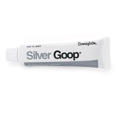 Lubrificante para Roscas Silver Goop®, base de óleo, Tubo de 1 oz. (29,5 cm3) (vide MS-01-169)