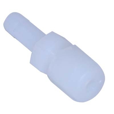 Conexão de Redução em Nylon de Conexão Swagelok (Dupla Anilha) para Tubo de 1/8" OD (DE) X Adaptador para Tubo de 1/4" OD (DE) (vide MS-01-140)