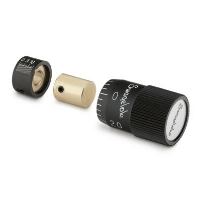 Kit de Manopla Vernier em Nylon para Válvula Micrométrica de Baixo Fluxo (vide MS-01-142)