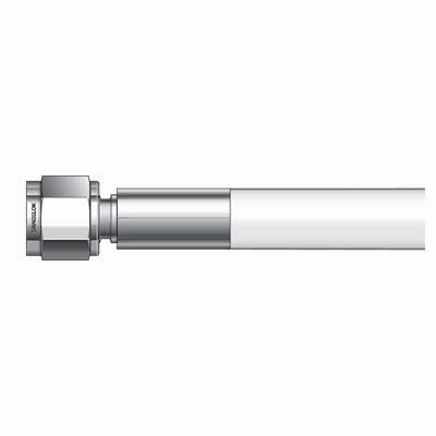 Mangueira de Núcleo em PTFE, Liso, Malha de Fibra, Malha em Aço Inoxidável 304, Capa de Silicone