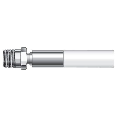 Mangueira de Núcleo em PTFE, Liso, Malha de Fibra, Malha em Aço Inoxidável 304, Capa de Silicone