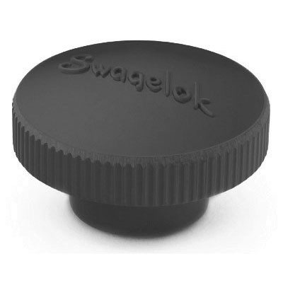 Kit de manopla fenàlica  (orifício 1 (orifício de 0.250" e 6.4mm)), para a Série 6N na cor preta