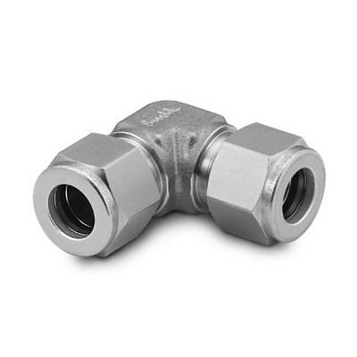 Cotovelo União em Aço Carbono, Extremidades: Conexão Swagelok (Dupla Anilha) para Tubo de 5/8" OD (DE) (vide MS-01-140)