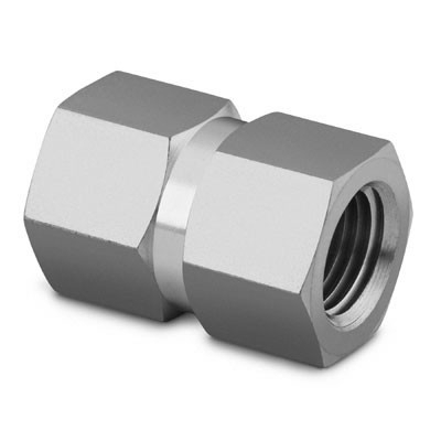 Luva Sextavada em Aço Carbono, Extremidades: Rosca NPT Femea de 1/4" (vide MS-01-147)
