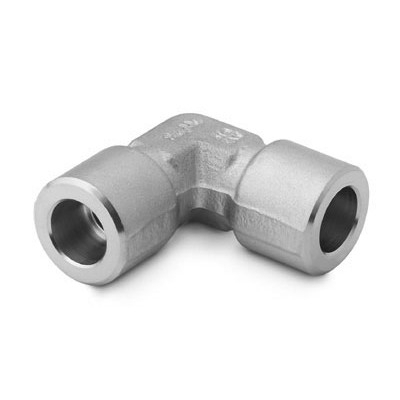 316 Stainless Steel Tube Socket Weld 90° Union Elbow, 5/8 in. OD