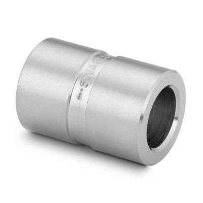 União para solda em aço inoxidável 316 conforme norma ASTM A479/A276, extremidades: Conexão para solda de encaixe em tubing flexível (TSW) de 3/4" OD (DE), pressão máxima de trabalho de 5900 psig (406 bar), limpeza e embalagem SC-10 padrão Swagelok.