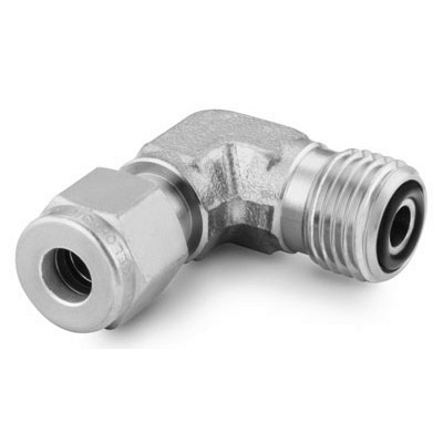 316 SS VCO O-Ring Face Seal Fitting, Swagelok Tube Fitting Elbow, 3/4 in. VCO Fitting x 3/4 in. Tube OD