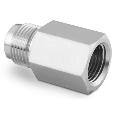 316 SS VCR Face Seal Fitting, Female NPT Connector Body, 1 in. VCR x 1 in. FNPT