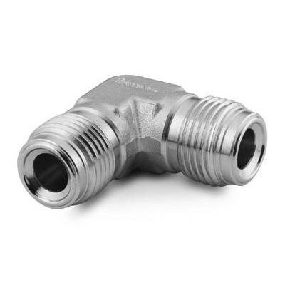 316 SS High-Flow VCR Face Seal Fitting, 1/4 in. Union Elbow Body
