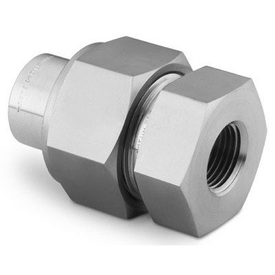 União Desmontável em Aço Inoxidável 316 Conforme Norma ASTM A276, Extremidades: Rosca NPT Fêmea de 1/4", Limpeza e Embalagem SC-10 da Swagelok.