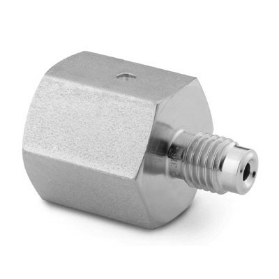 316 SS VCR Face Seal Fitting,  Reducing Bushing Body, 1/4 in. VCR x 1/8 in. Female VCR