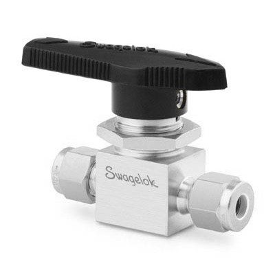 SS 1-Piece 40G Series Ball Valve, ### Cv, 12 mm Swagelok Tube Fittings