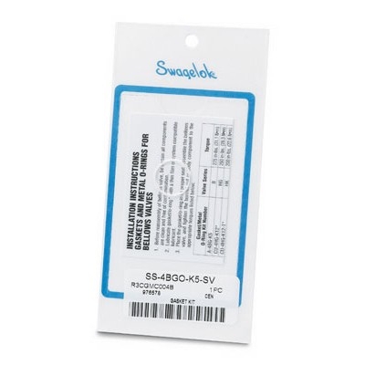 Kit de Vedação para Válvula com Vedação por Fole Séries BG, BRG, BMG, BMRG, 4UG, 6UG e 8UG (vide MS-01-22)