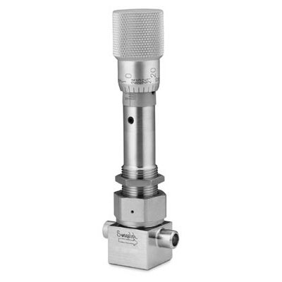 Válvulas Seladas por Fole, Válvula Micrométrica Selada por Fole, Manual