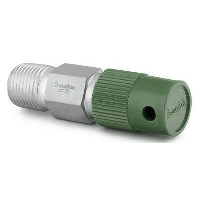 Válvula de retenção em aço inox, extremidades: 1/4" NPT macho