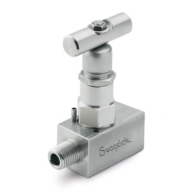 Válvula agulha não rotativa Reta Série GU em Aço Inoxidável 316 Conforme Norma ASTM A479. Castelo tipo roscado em aço inoxidável 316/316L Conforme ASTM A479. Pressão de Trabalho de 6000 psig (413 bar), Temperatura de Trabalho -28 a 343 ºC com Vedaçõe