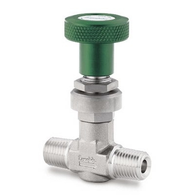 Válvula Micrométrica em Aço Inoxidável Série L para Alto Fluxo, Extremidades: Rosca NPT Macho de 1/4? (vide MS-01-142)