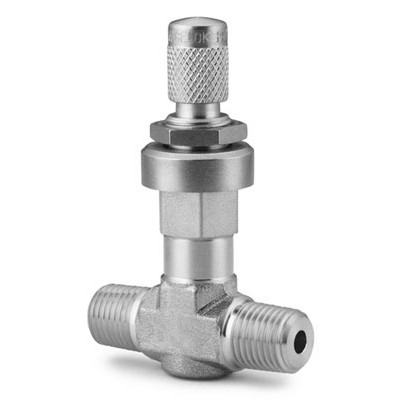 Válvula Micrométrica em Aço Inoxidável Série M para Médio Fluxo, Extremidades: Rosca NPT Macho de 1/4? (vide MS-01-142)