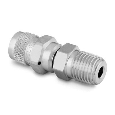 Válvula de Purga em Aço Inoxidável Série 4P, Extremidade: Rosca NPT Macho de 3/8" (vide MS-01-62)